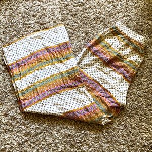 American Eagle flowy pattern pants size S